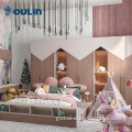 China Wooden children room with wardrobes and computer desk Factory